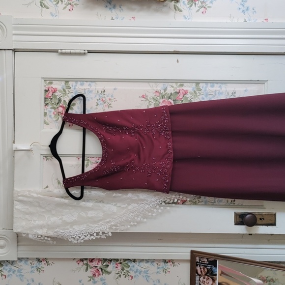 Michaelangelo Beaded Formal Maxi Dress - Picture 1 of 15